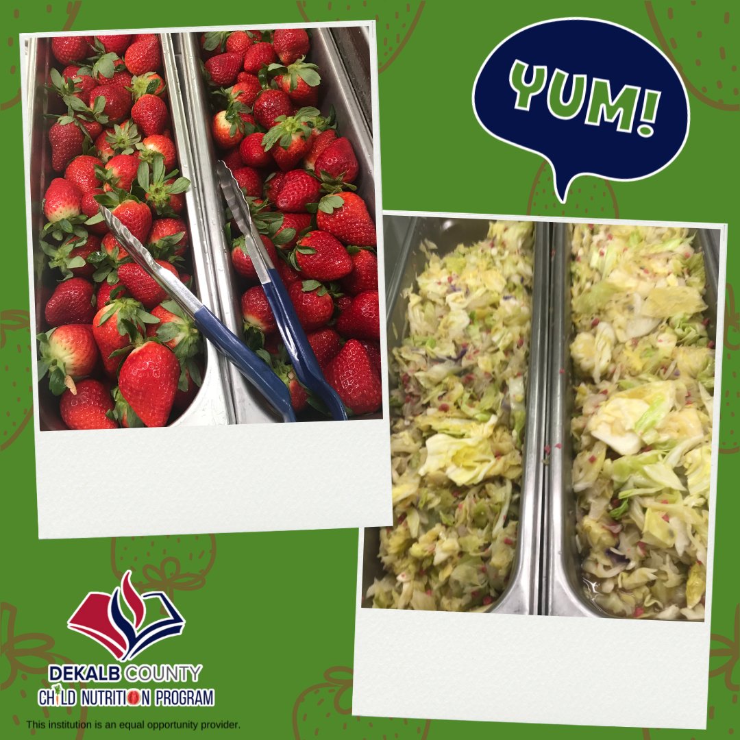 dekalbcnp's tweet photo. Fresh steamed cabbage and tasty ripe strawberries were on the menu at Crossville Middle and Crossville High on Friday! ๐ฅฌ๐ A delicious and nutritious way to fuel our students. ๐๐ช
๐ธ Pam Lowrey
@DeKalbCoSchools #DeKalbAL #DeKalbAlabama #DeKalb #ALSchools #DeKalbCounty https://t.co/YDxyyptAoi