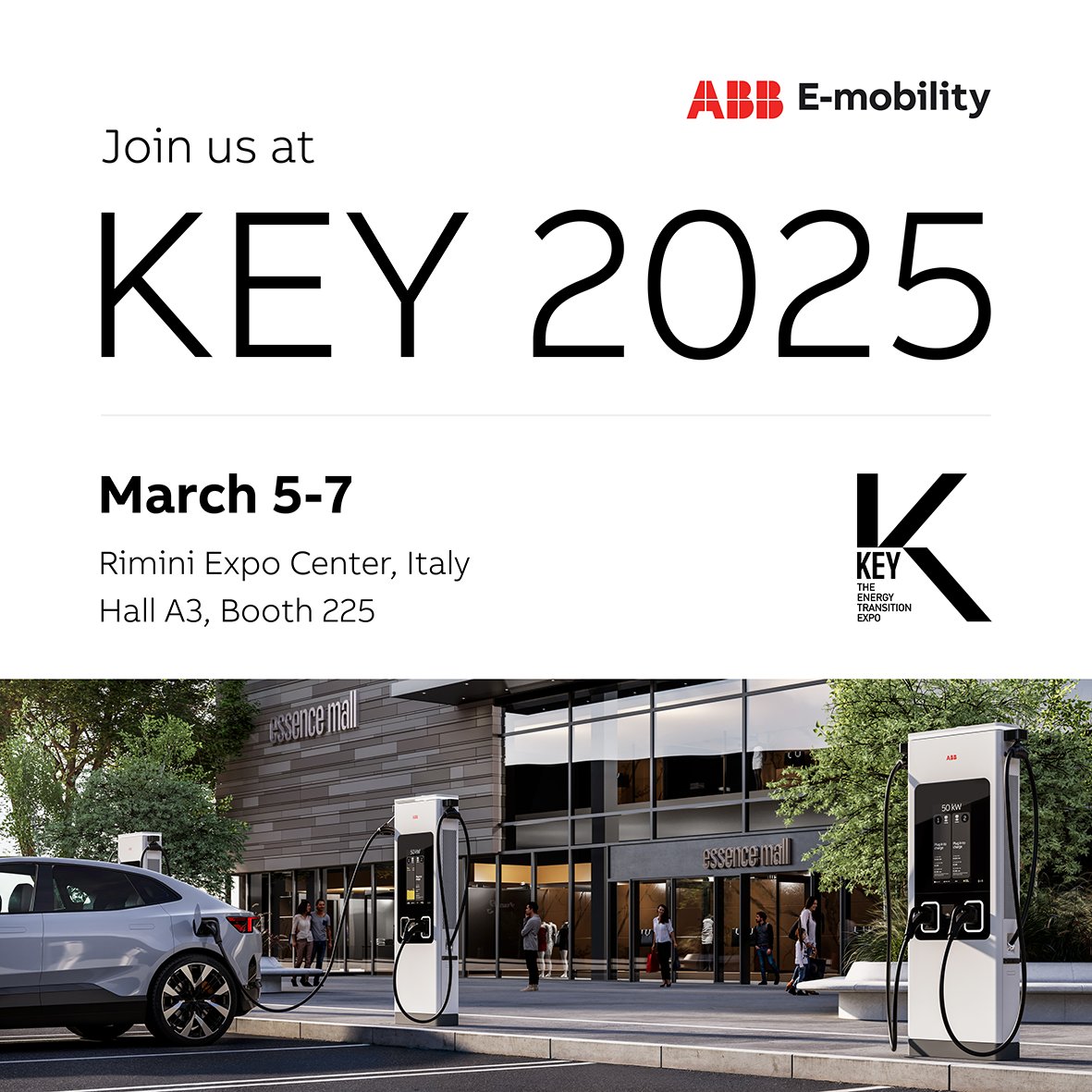 Meet us at #KEY25 March 5-7!

As the transition to e-mobility accelerates, #EVcharging is the new opportunity for retail destinations. Our #C50 charger enhances the customer experience while driving business value through convenient fast-charging.

Learn more at Booth 225➡️