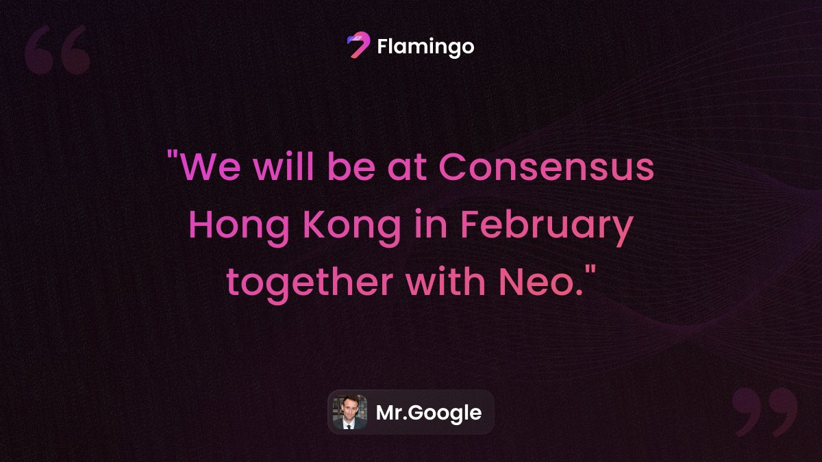 FlamingoFinance's tweet photo. 🦩 We’ll be there! https://t.co/hnAjXCl7KP