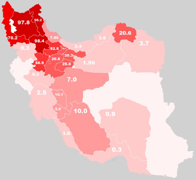 Güney Azerbaycan Türk nüfusu ve iran  🇦🇿🇹🇷