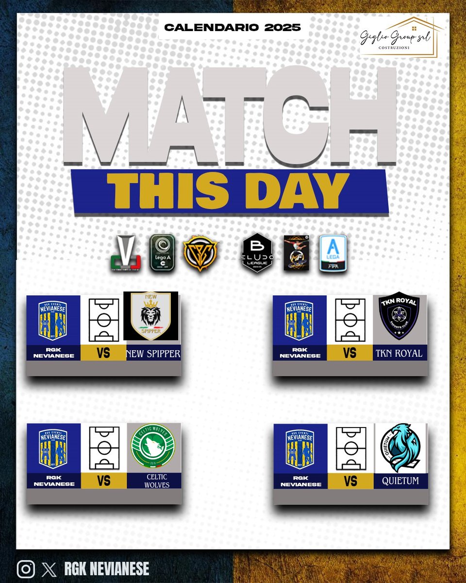 Si inizia la settimana con 4 bei match, ormai siamo agli sgoccioli e ogni punto è fondamentale 
DAJE Cavalli 🐎🔵🟡

<a href="/RGK_EVENTI/">RGK Eventi</a> <a href="/repostproclub/">Repostproclub</a> <a href="/Retweet_Proclub/">🔺• RETWEET •🔺</a> <a href="/pctransfermarkt/">🇮🇹 PRO CLUBS TRANSFERMARKT🔍</a> <a href="/IProCaster/">🎙️iPro🦊Caster🎥</a> <a href="/vGamesRT/">vGamesRT 🔄</a>