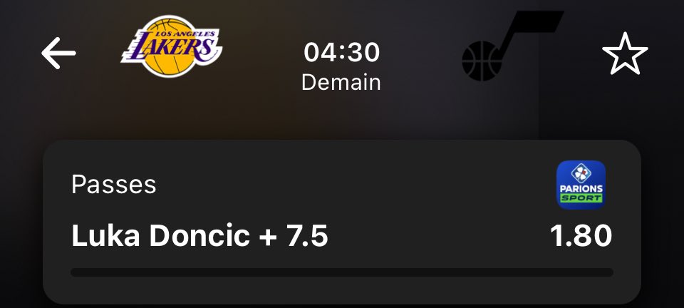 VoltXi's tweet photo. @Sportero_off Un bet qui peut passer avec une belle value https://t.co/8QlwVnLpES