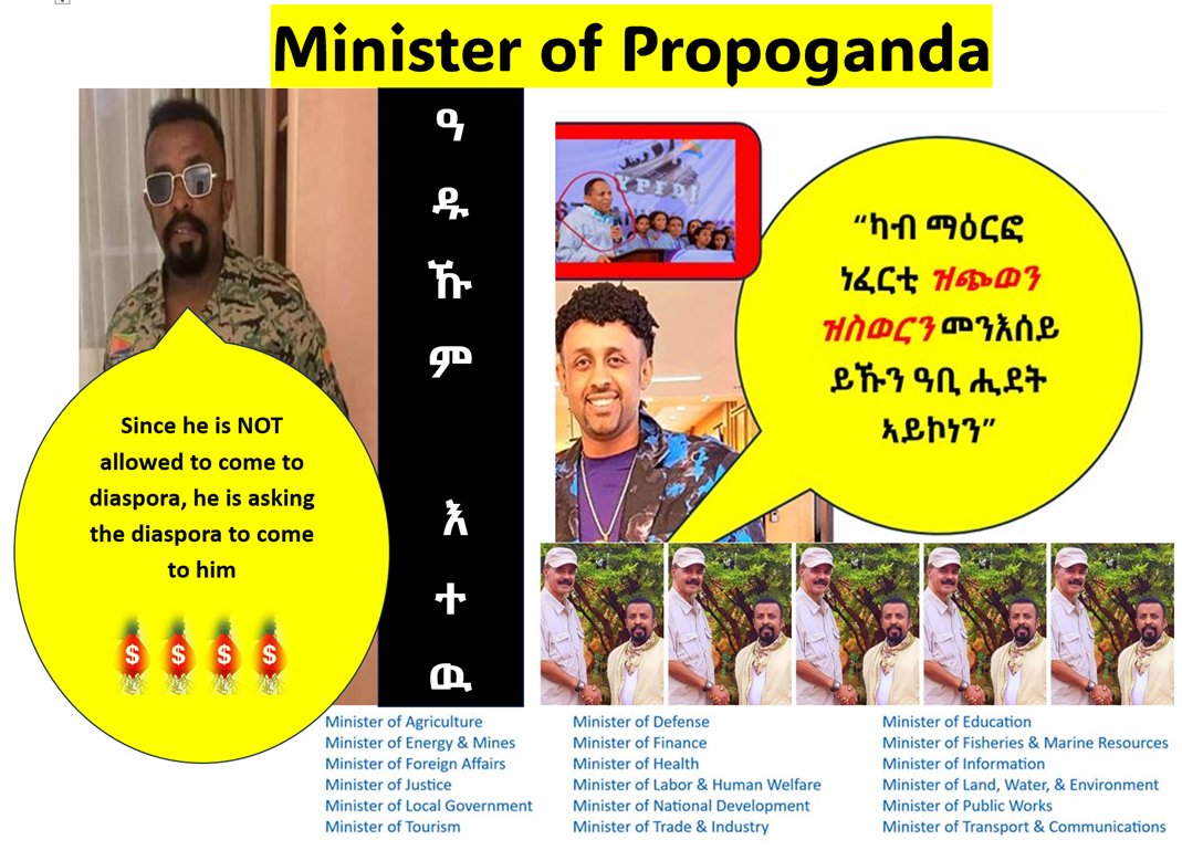 TsehayeAwet's tweet photo. All signs of PFDJ desperation (downfall) are visible. Complete authority, glorifying war and working overtime amplifying false promises #RegimeChangeinEritrea

@realDonaldTrump
@marcorubio
@TiborPNagyJr
@DrJPPham
@USTreasury
@BradSherman
@mrubin1971
#TransnationalRepression https://t.co/KGeYULcSNI