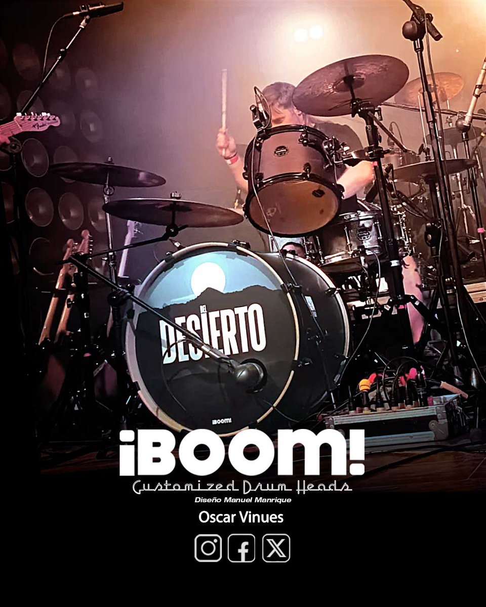 Oscar Vinues  #bassdrumboom Serás Personal..!!
