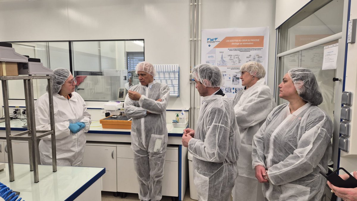 MostafaFourar's tweet photo. À Castres, visite de l'usine Pierre Fabre et de la plateforme de recherche de l’IMT Mines. Échanges au LPO La Borde Basse sur le projet CMQ Biotechnologie : nouveaux BTS & Bac Pro en bioproduction et biothérapies. Un projet clé pour #France2030 et #BioOcc https://t.co/1hFV433Tg7