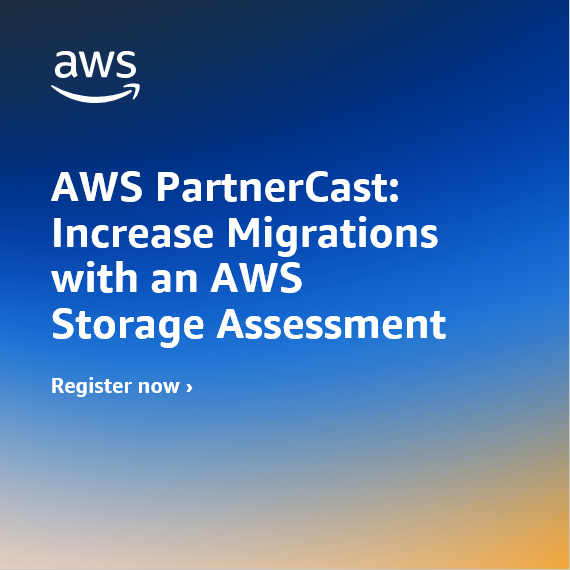 AWS_Partners's tweet photo. Maximize your #migration success with AWS Storage Assessment!
Join our #AWS #PartnerCast on February 19th to learn how AWS Storage Assessment can uncover valuable opportunities & provide accurate TCO calculations for AWS services. 📅
Register now: 🗓️ 👉 https://t.co/v0a9PQaZMa https://t.co/TOZOiniRQ2