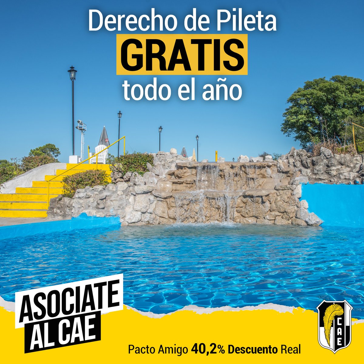 🌡 Pronóstico para la semana...
VOS EN LA PILE ASÍ 😎

6 Sedes, gimnasios, deportes, quinchos, canchas de tenis, campo de golf y muchos deportes más.

ASOCIATE 📱 3434 68-2243
El Club que querés! 🏴🏳️