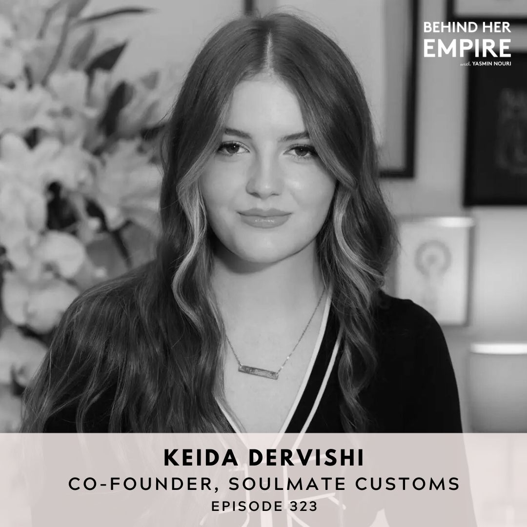 In this week's episode, we're joined by Keida Dervishi, the co-founder of Soulmate Customs, a personalized gift brand that turns cherished memories into custom embroidered and engraved gifts. Full episode available here: behindherempire.com/episode/keida-…