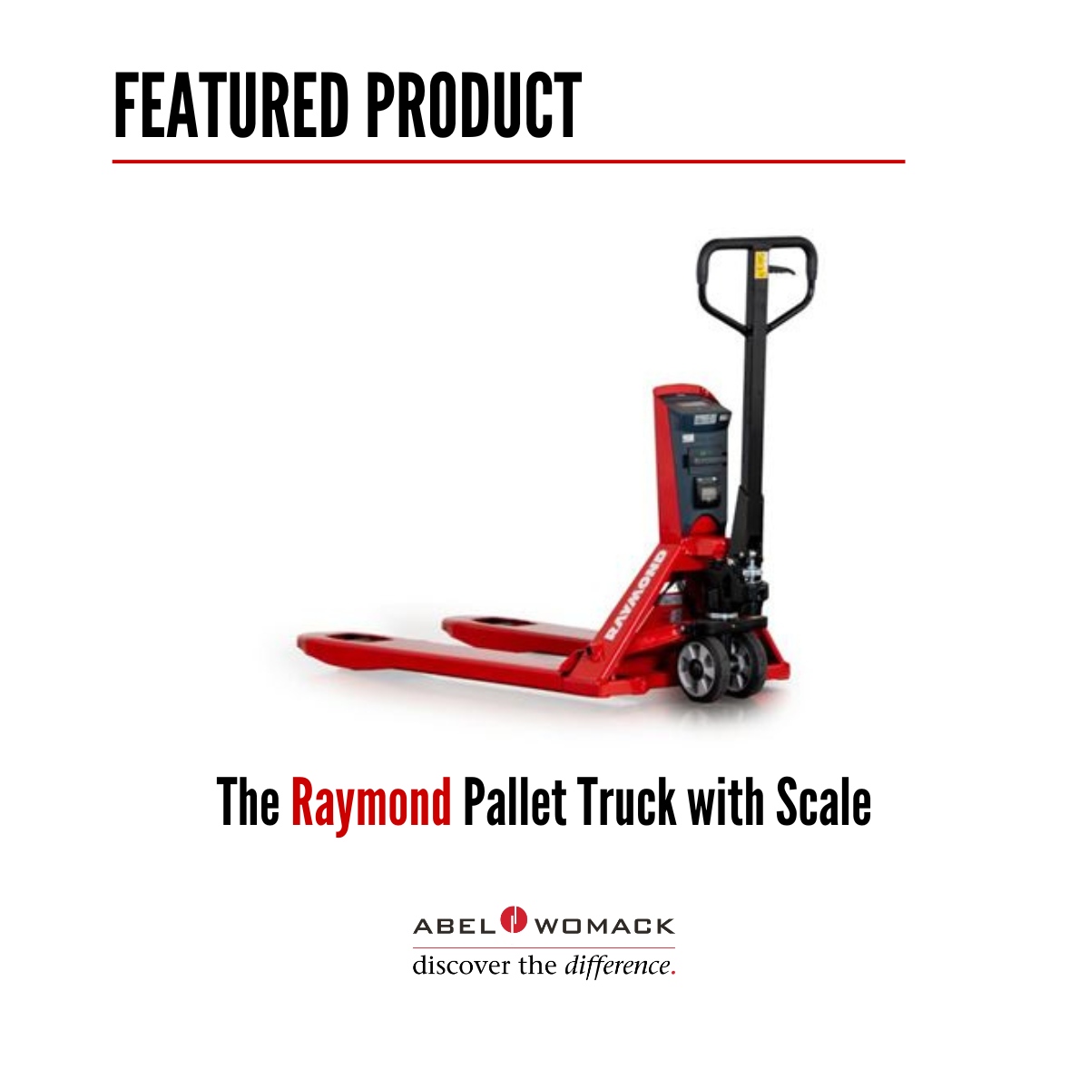 Featured Product: The Raymond Pallet Truck with Scale! ⚖

🔹 Key Features:
Legal for Trade – Certified accuracy for reliable results.

Built-in Thermal Printer – Instant load records (date, time, weight).

50 Hours of Operation – Rechargeable lithium-ion battery.

…and more!...