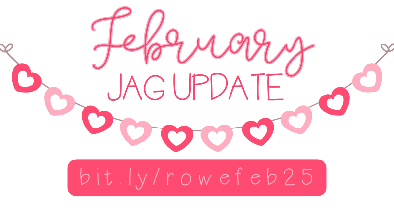 Check out our latest Jag Update! bit.ly/rowefeb25
 ♥ #roweletsrow