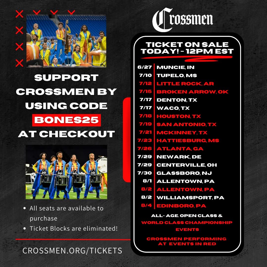 Crossmen Drum and Bugle Corps tweet media