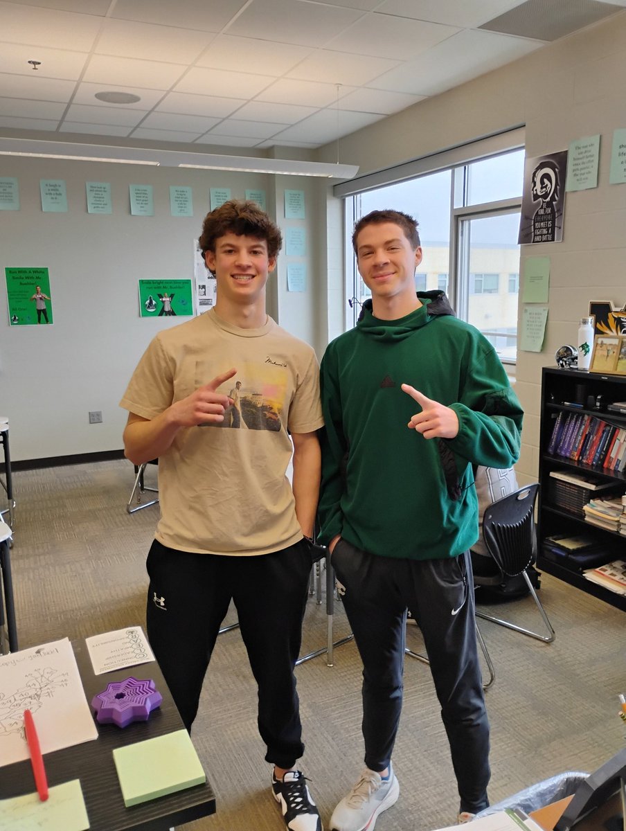 3 weeks until the start of the 2025 T&amp;F season. These 2 guys, <a href="/_dylancross_/">Dylan Cross</a>, <a href="/CanyonBuehler/">Canyon.Buehler</a>, and Elijah Chavez, rank #1 in Kansas Indoor in the PV, 800, and 1600. The PV and 800 are amongst the top 30 marks nationwide. It's been a great winter for BVSW T&amp;F .
GO TIMBERWOLVES!!!