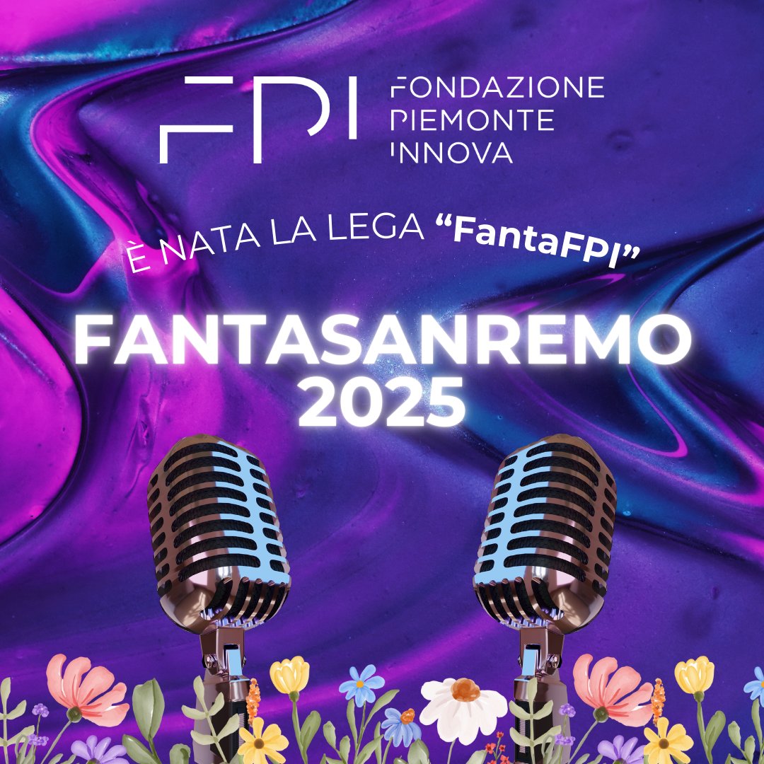 piemonteinnova's tweet image. 🎤 𝗙𝗔𝗡𝗧𝗔𝗦𝗔𝗡𝗥𝗘𝗠𝗢 𝟐𝟎𝟐𝟓: ultima chiamata per unirti alla lega di Fondazione #PiemonteInnova!
🎶💻 Unisciti a noi e in caso di vittoria potrai aiutarci a scegliere l&apos;ente benefico a cui devolvere i fondi raccolti dal team di FPI
#Fanta𝗙𝗣𝗜 ➡️ bit.ly/3Q99PLH
