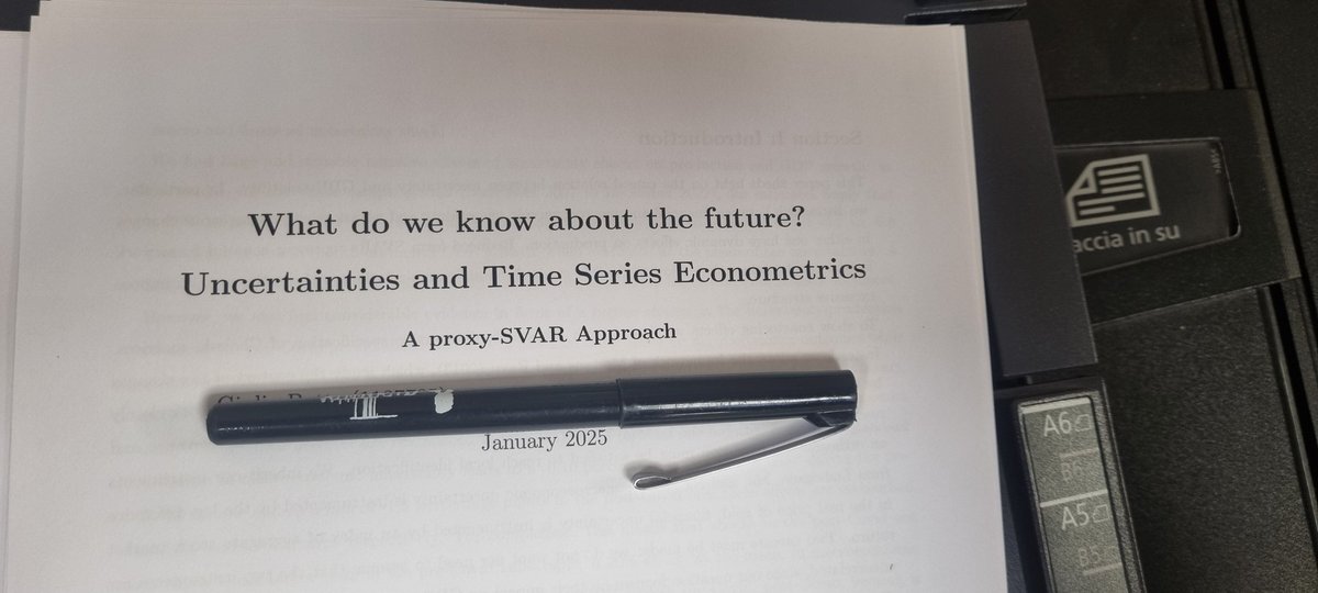 We seem to be living in troubling and very uncetain times. But when my students submit a paper with this title for the Structural Macroeconometrics exam... I see a glimmer of hope shining.
Time series econometrics will save the world!
😆😆😬😬