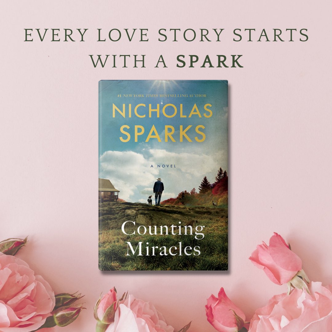 NicholasSparks's tweet photo. Looking for a #Galentines or #Valentines gift? ๐๐น
A chance encounter. An immediate connection. Tanner and Kaitlynโs story awaitsโฆ #CountingMiracles
https://t.co/JC09vsGOfH https://t.co/tOMd345F4o