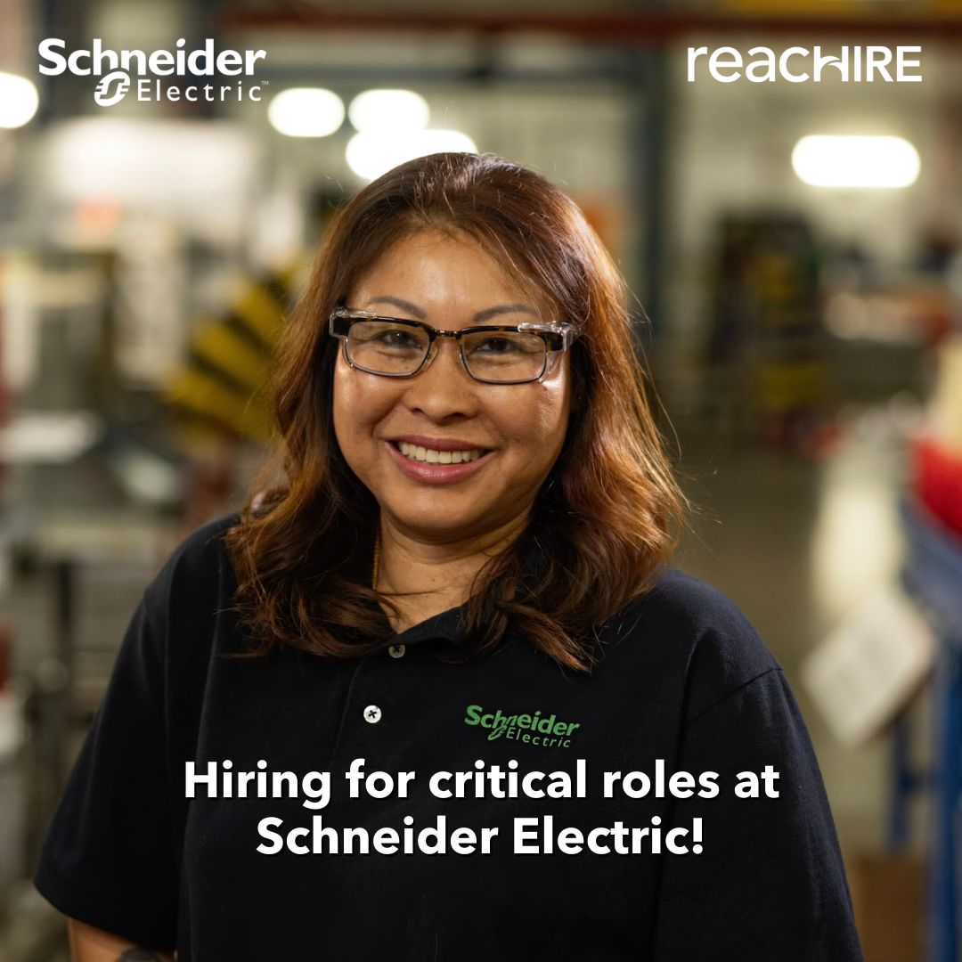reacHIRE can help you get back to work after a career break! Our partner, Schneider Electric, is offering fantastic opportunities through its Return-to-Work program that you can’t miss. Apply today: reachire.info/3QwMeot

#employeereturntoprogram #careercomeback #returnships