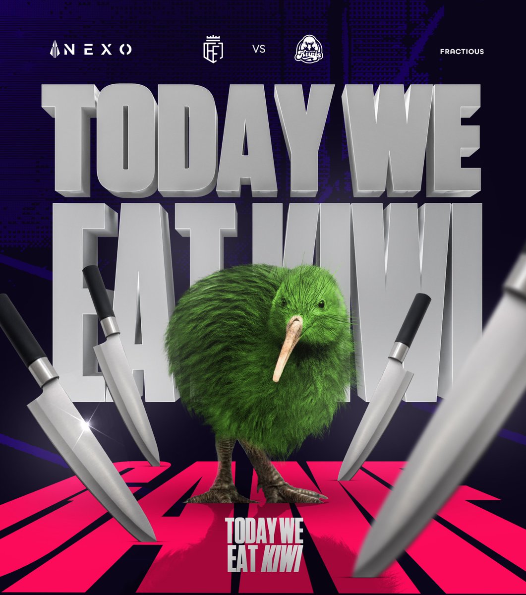 Fractious Updates (@fracupdates) on Twitter photo Ya lo dice el texto, no tenemos nada más que añadir
Nos vemos a las 19:00 VS <a href="/KawaiiKiwis/">Kawaii Kiwis</a> 🥝😝 Ya lo dice el texto, no tenemos nada más que añadir
Nos vemos a las 19:00 VS <a href="/KawaiiKiwis/">Kawaii Kiwis</a> 🥝😝