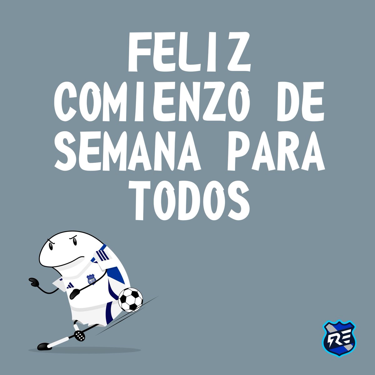 Feliz comienzo de semana 🙂‍↔️⚡️🔵⚽️

#Explosiónazul2025 
<a href="/CSEmelec/">Club Sport Emelec</a>