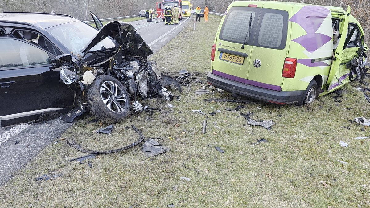 Ernstig ongeval N34 bij Schipborg