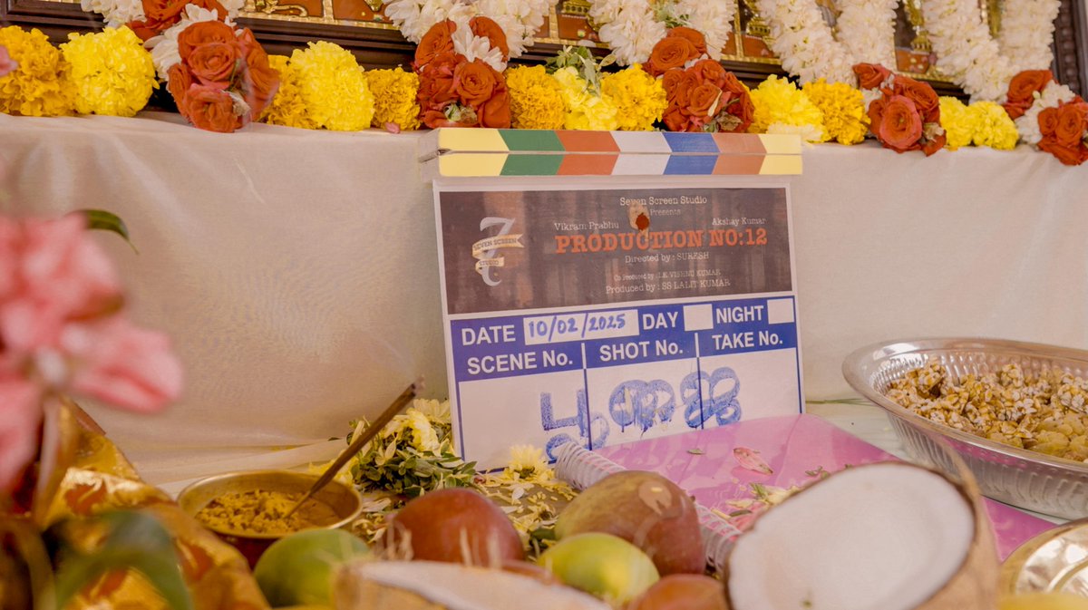 Cinemapatti (@cinemapatti) on Twitter photo Shoot started for <a href="/7screenstudio/">Seven Screen Studio</a>'s next with <a href="/iamVikramPrabhu/">Vikram Prabhu</a> and <a href="/lk_akshaykumar/">LK Akshay Kumar</a>.
First clap by Director #Vetrimaaran.
<a href="/madheshmanickam/">madheshmanickam</a>
<a href="/justin_tunes/">Justin Prabhakaran</a> <a href="/philoedit/">Philomin Raj</a> <a href="/directortamil77/">directortamil</a> <a href="/varshu03/">varshinisankar</a> <a href="/PC_stunts/">PC stunts</a> <a href="/shynu_mash/">shynumash</a> <a href="/SureshChandraa/">Suresh Chandra</a> @donechannel1 <a href="/arunisred/">Arun</a>. Shoot started for <a href="/7screenstudio/">Seven Screen Studio</a>'s next with <a href="/iamVikramPrabhu/">Vikram Prabhu</a> and <a href="/lk_akshaykumar/">LK Akshay Kumar</a>.
First clap by Director #Vetrimaaran.
<a href="/madheshmanickam/">madheshmanickam</a>
<a href="/justin_tunes/">Justin Prabhakaran</a> <a href="/philoedit/">Philomin Raj</a> <a href="/directortamil77/">directortamil</a> <a href="/varshu03/">varshinisankar</a> <a href="/PC_stunts/">PC stunts</a> <a href="/shynu_mash/">shynumash</a> <a href="/SureshChandraa/">Suresh Chandra</a> @donechannel1 <a href="/arunisred/">Arun</a>.