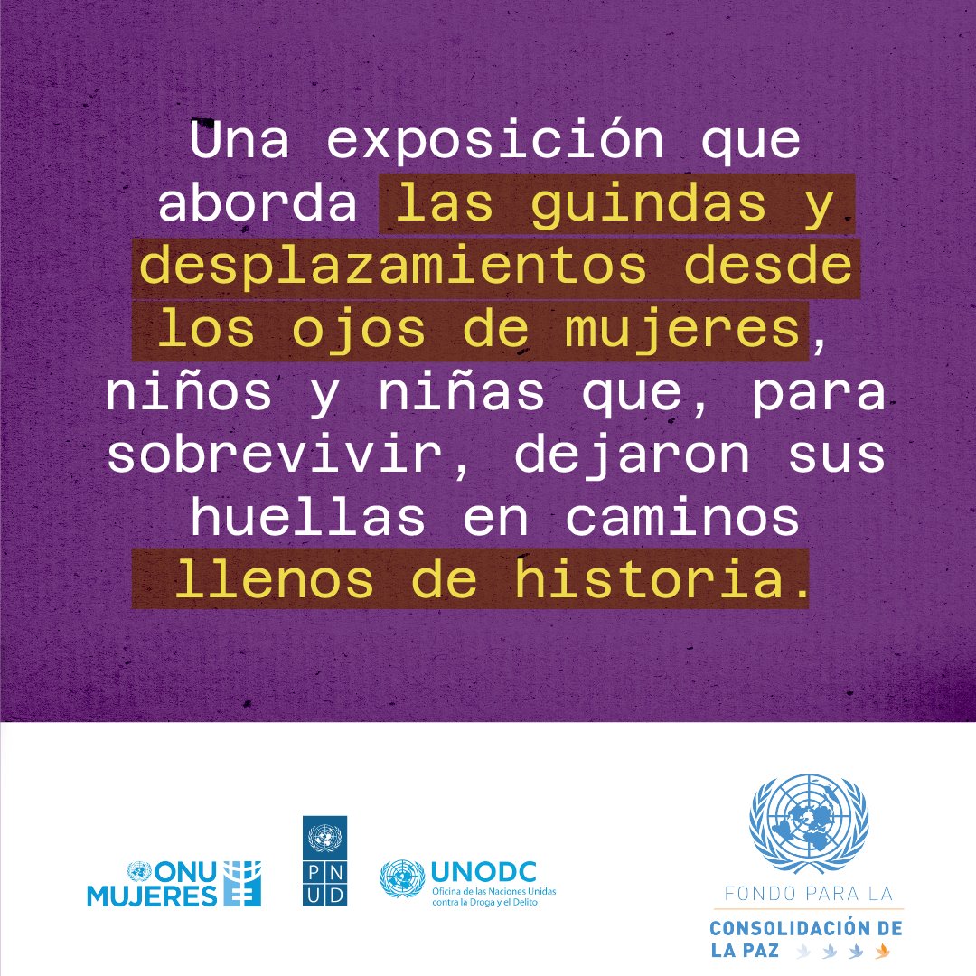 EspacioMemorias's tweet photo. 👀 Desde las miradas más pequeñas hasta los pasos más grandes, cada historia nos invita a recordar y reflexionar.
🫱🫲👣 Esta exposición es posible gracias al apoyo de: #PBF, @PNUDSV, @ONUMujeres y @UNPeaceBuilding.
#MujeresGuardianasDeLaPaz #NuitBlanche2025 #Imborrable https://t.co/c2H2iiNQz6