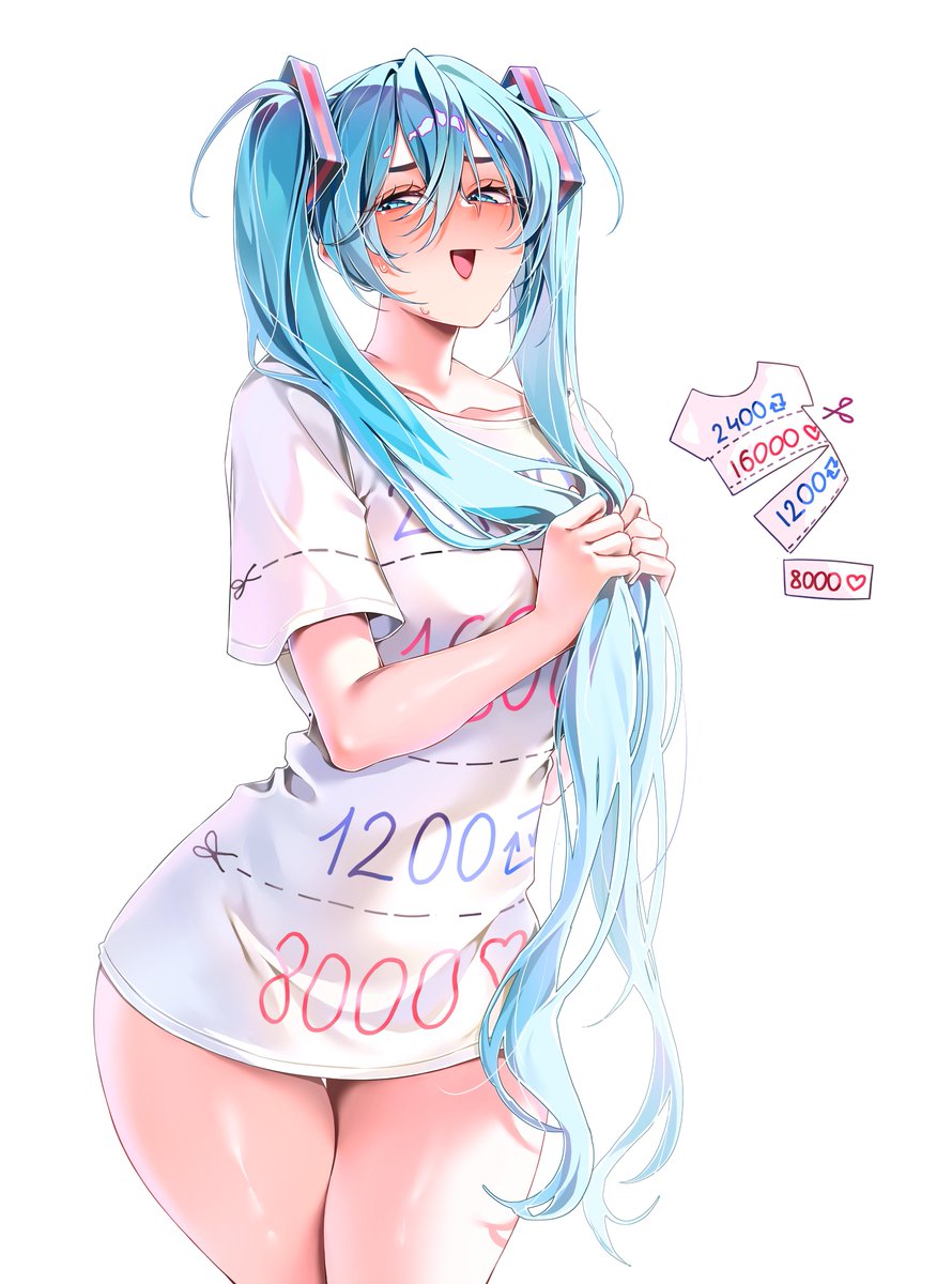 Machulanko1's tweet image. Hatsune Miku decided to do something trendy and she is a little shy. Let's help her with it :)
#初音ミク #hatsunemiku