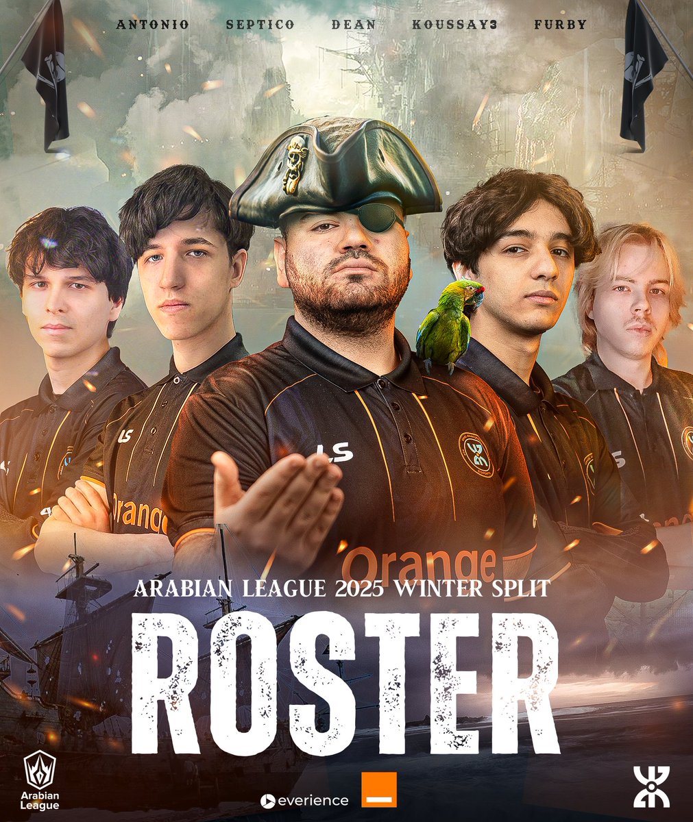 GnG Esports (@sportsgng) on Twitter photo Our team is finally sailing its way to the Arabian League, and our pirates are so ready to dominate! π΄ββ οΈ
π·π΄π° <a href="/septico11/">septico1</a>
πΉπ³πͺ <a href="/DeanGekz/">Dean</a>
πΉπ³βοΈ <a href="/SoltaniKoussay/">Koussay3</a>
π΅π±πΉ <a href="/antonioo_lol/">Antonio</a>
πΈπͺβ€οΈβπ©Ή <a href="/ImFurby_lol/">Furby</a>
π <a href="/UtamaLamaRama/">Utama</a>
π <a href="/Its_Squiddy9/">Squiddy π²π¦</a>
πΌ <a href="/sfeNxD/">sfen</a>
Watch us make history! π«
#G4Greatness Our team is finally sailing its way to the Arabian League, and our pirates are so ready to dominate! π΄ββ οΈ
π·π΄π° <a href="/septico11/">septico1</a>
πΉπ³πͺ <a href="/DeanGekz/">Dean</a>
πΉπ³βοΈ <a href="/SoltaniKoussay/">Koussay3</a>
π΅π±πΉ <a href="/antonioo_lol/">Antonio</a>
πΈπͺβ€οΈβπ©Ή <a href="/ImFurby_lol/">Furby</a>
π <a href="/UtamaLamaRama/">Utama</a>
π <a href="/Its_Squiddy9/">Squiddy π²π¦</a>
πΌ <a href="/sfeNxD/">sfen</a>
Watch us make history! π«
#G4Greatness