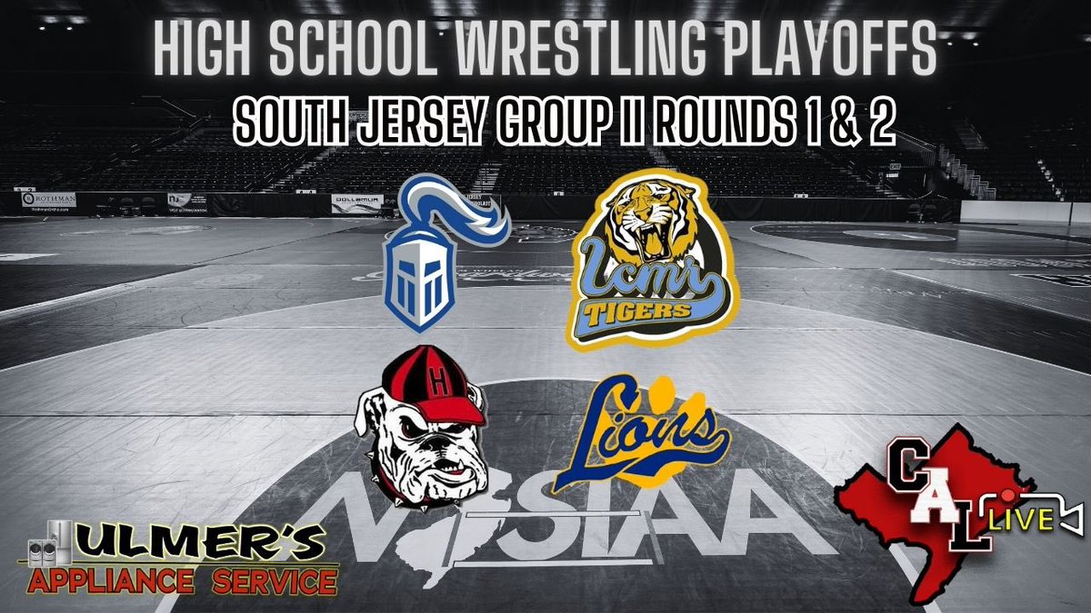 MATCH DAY! <a href="/Caper_Wrestling/">Capers Wrestling</a> is the host for the South Jersey Group II playoffs. 

LCM takes on Sterling in the first round while Gloucester takes on Haddonfield. Winners face off right after!

⏰: 5 PM
🎙️: <a href="/nickkosko59/">Nick Kosko</a> 
📺: youtube.com/live/28kvqeqjZ…