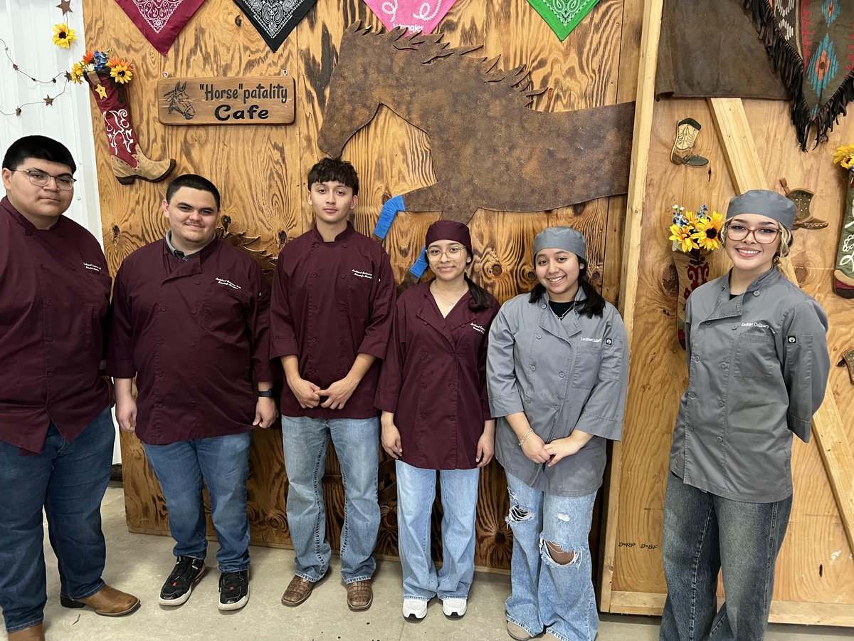 Lockhart High School catered at the Horse Hospitality Room at the San Antonio Stock Show and Rodeo.  The students assisted in serving lunch to the horse contestants. #GritandGanas #LHSCulinary