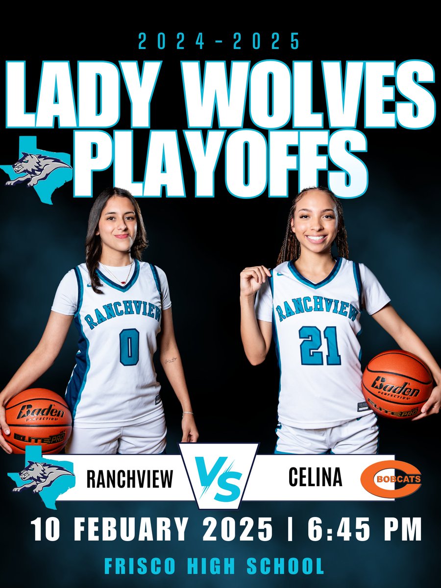 ITS GAME DAY! Please come out and support the Lady Wolves in our First Round Playoff game against Celina. We need our Wolf Pack family to pack the stands! <a href="/RALeo1974/">Richard A. Leonard</a> <a href="/PutterRenee/">Renee Putter</a> <a href="/RamirezCoach/">Michael Ramirez</a> <a href="/RHSFAM1LY/">RANCHVIEW ATHLETICS</a> <a href="/RanchviewWolves/">Ranchview High School</a> <a href="/__CoachRobinson/">Deja Robinson</a>