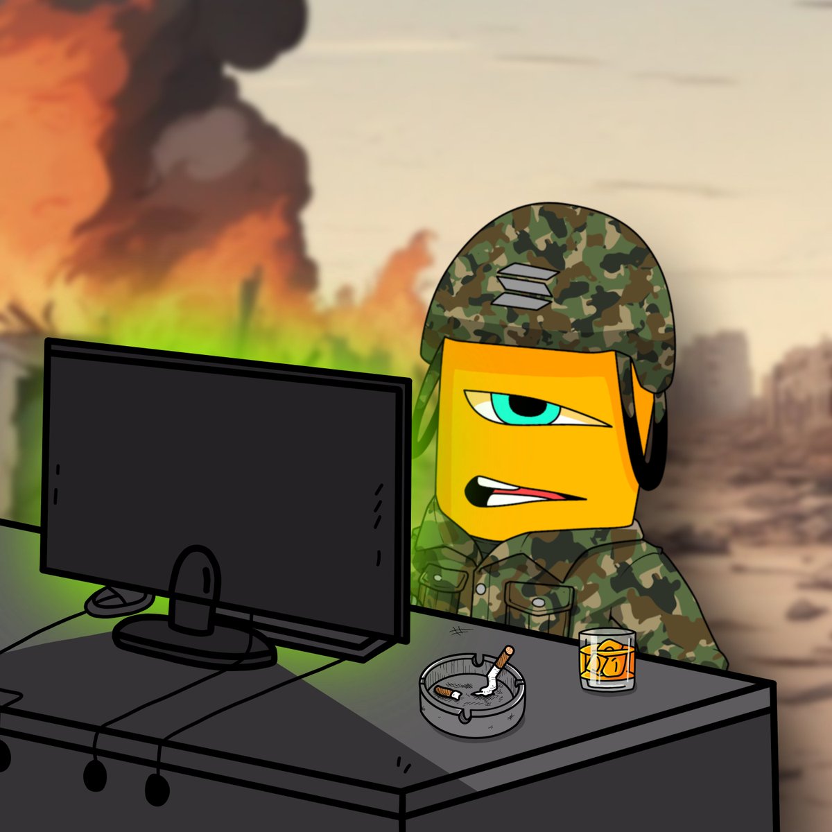 Soldiers tweet media
