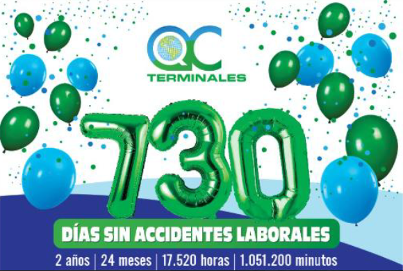 ¡2 años sin accidentes¡ 👏 #QCTerminales y #QCPolicarpoToro
Link noticia en Portal Portuario: portalportuario.cl/colsa-destaca-…