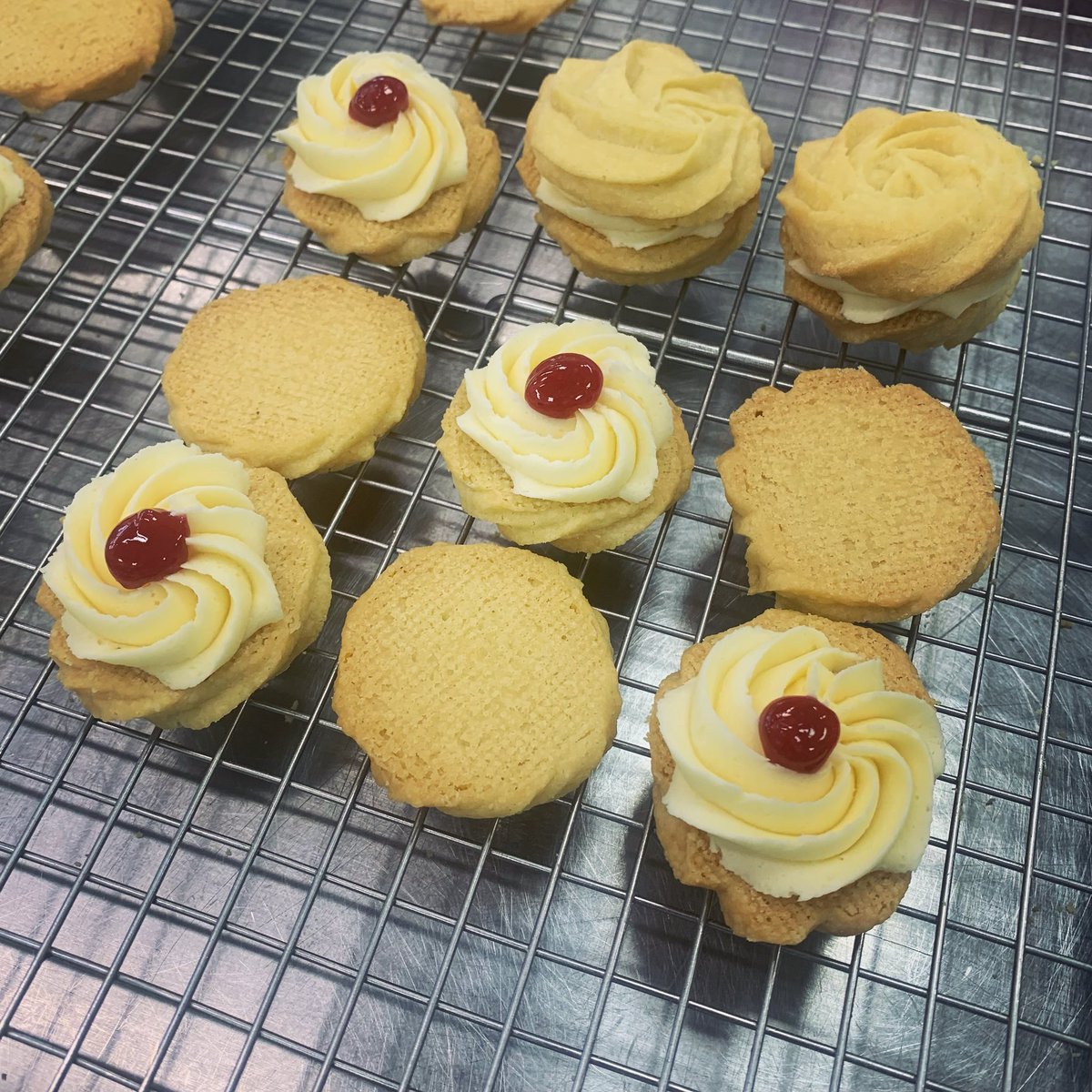 Viennese whirls made with my NC Bakery students <a href="/SLCek/">South Lanarkshire College</a> <a href="/joannewarwick5/">Joanne Warwick</a>