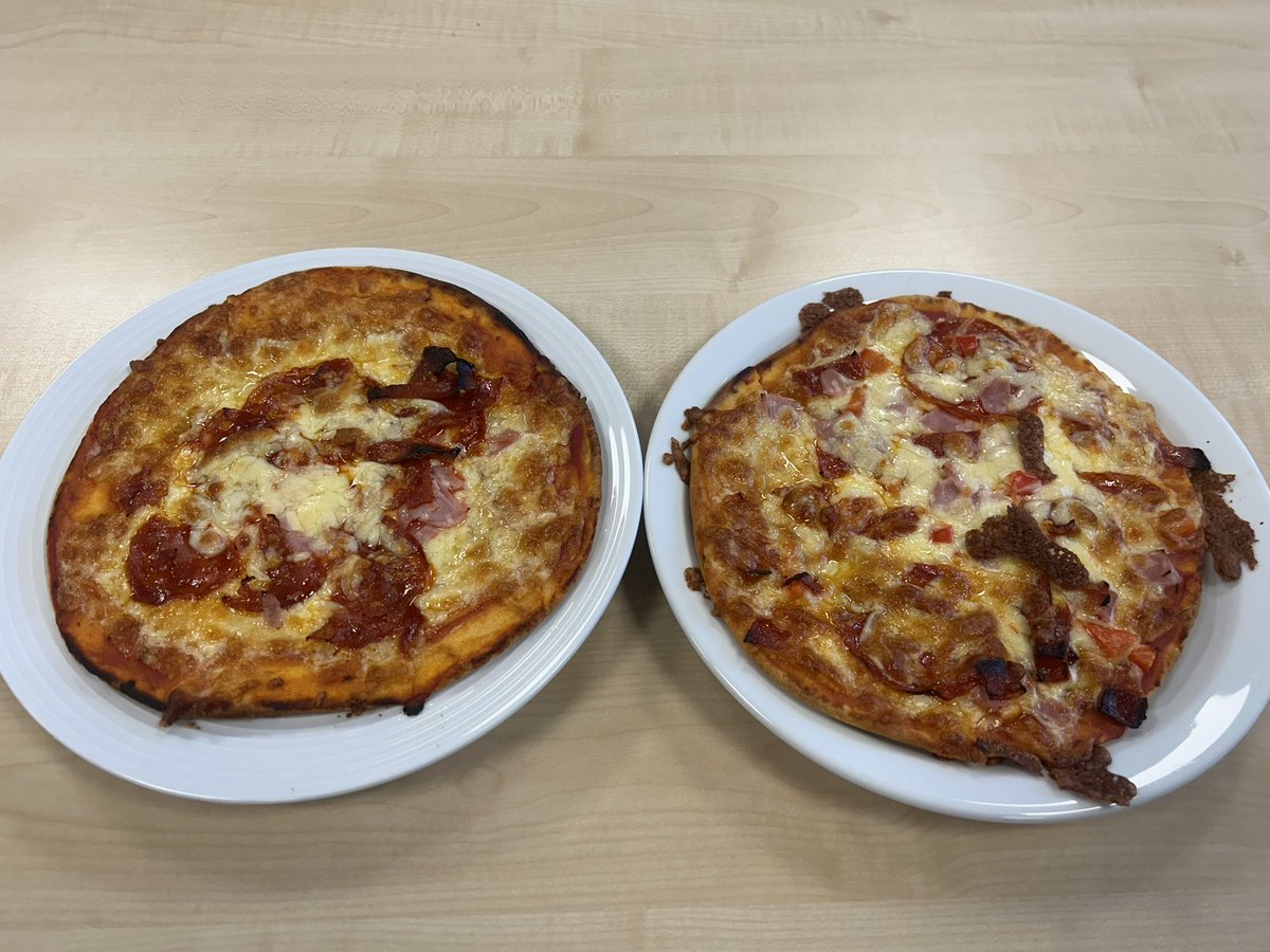 Making pizza with some S1’s. Just in time for lunch! 🍕