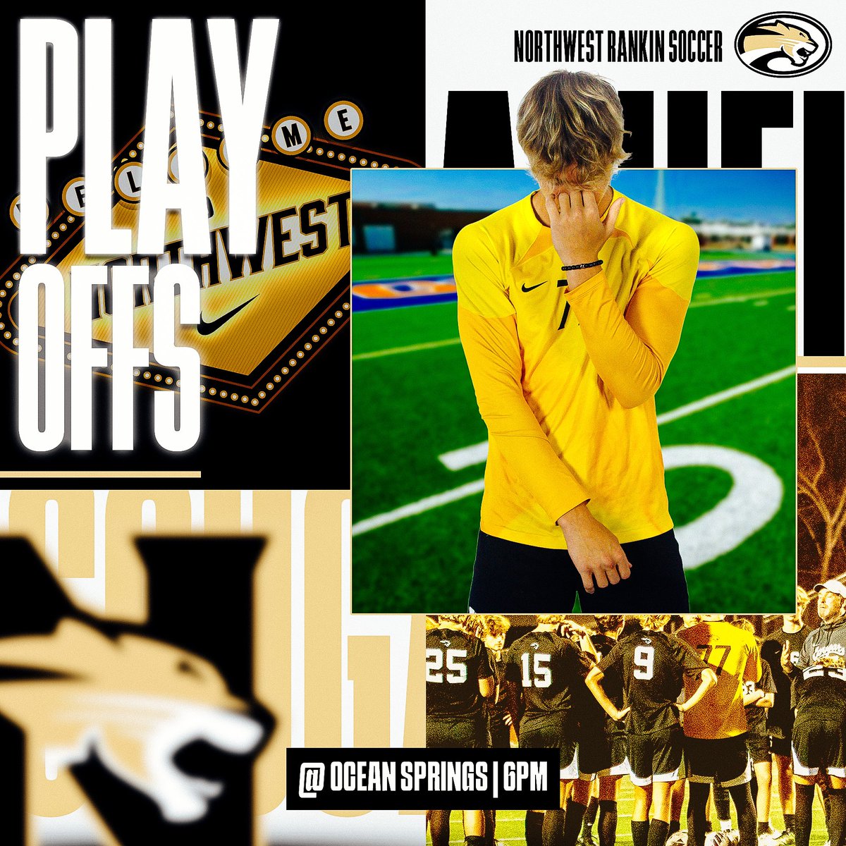 | SOUTH STATE |

Northwest Rankin boys soccer travels to Ocean Springs to battle the Greyhounds in the 2025 MHSAA 7A South State Finals! 

GO COUGARS!  

📍 Ocean Springs, MS
🕰️ 6PM
🎟️ gofan.co/event/3191843