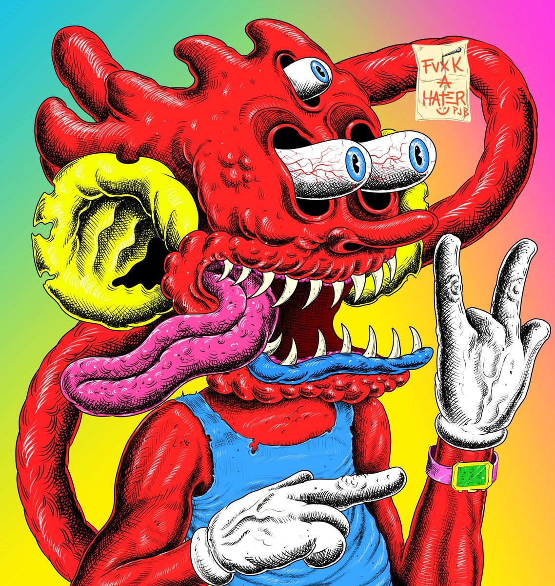 Happy Atomo Monday! Too many weird vibes on the timeline lately fuck the rat race sincerely - Rat king 👑