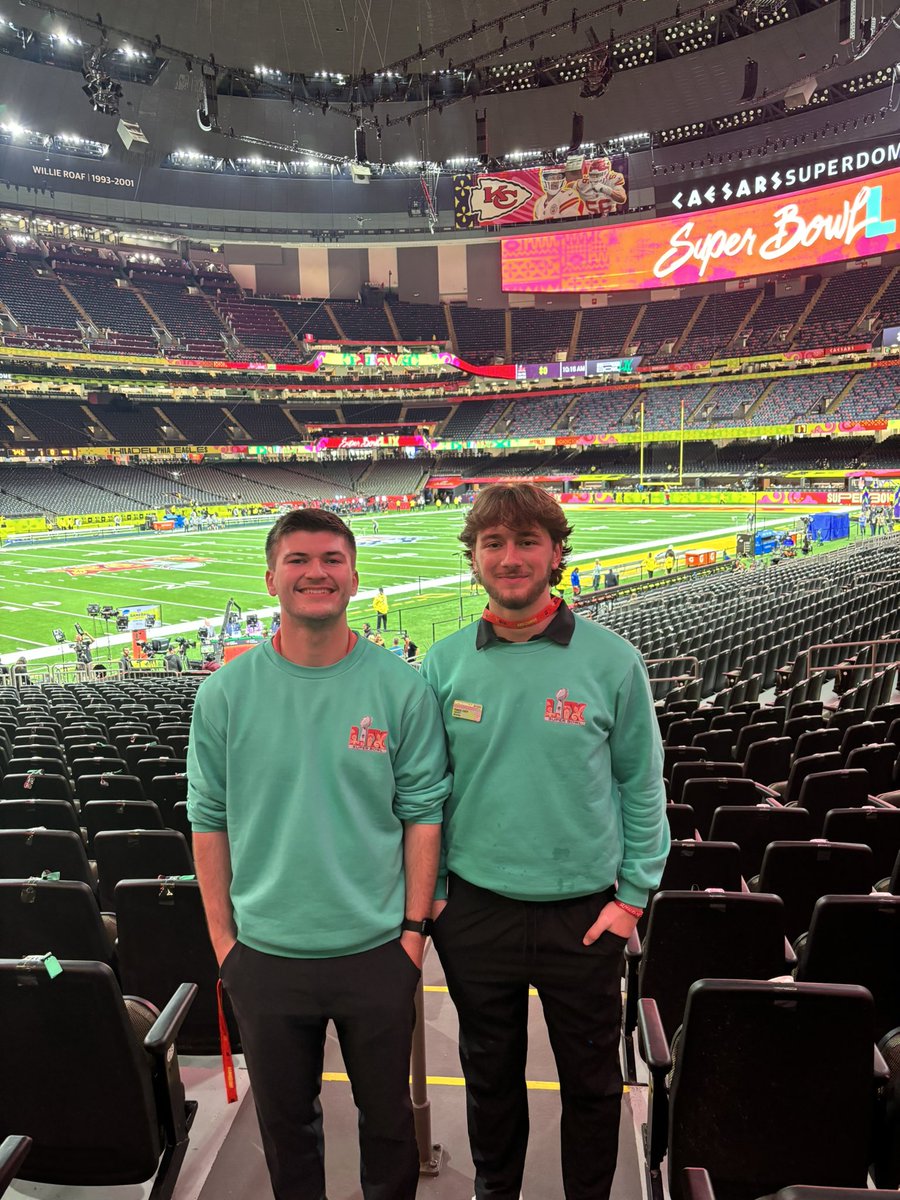 Parker Lovett (@parkernlovett) on Twitter photo Another once in a lifetime opportunity this past week with <a href="/LaGrangeSMC/">LaGrange College Sports Management Club</a> at <a href="/SuperBowl/">Super Bowl</a>!
Our students got to work with the <a href="/NFL/">NFL</a> and more assisting fans throughout the week and on gameday! Another once in a lifetime opportunity this past week with <a href="/LaGrangeSMC/">LaGrange College Sports Management Club</a> at <a href="/SuperBowl/">Super Bowl</a>!
Our students got to work with the <a href="/NFL/">NFL</a> and more assisting fans throughout the week and on gameday!