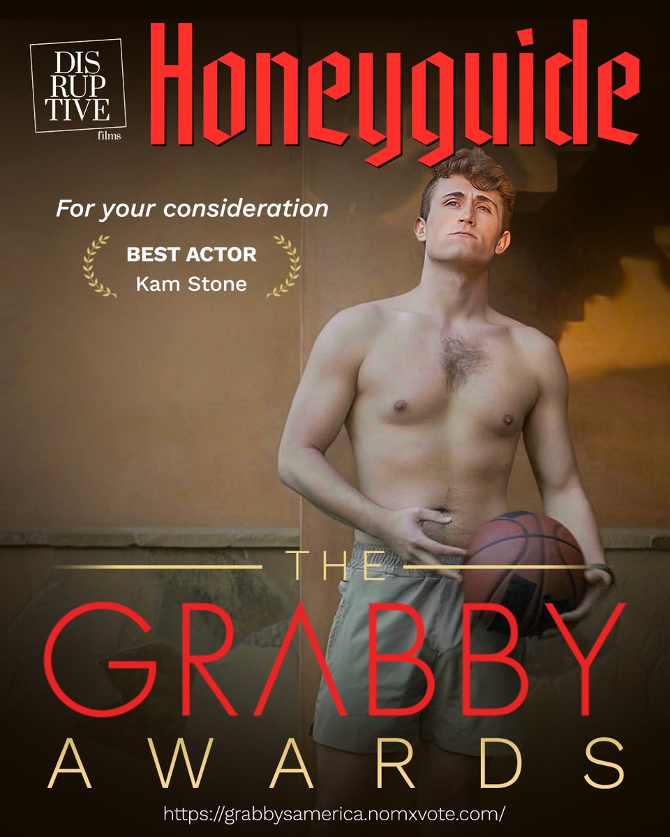 DisruptiveFilms (@filmsdisruptive) on Twitter photo Show some more support by nominating to the <a href="/Grabbys/">GRABBY Awards Show America</a> our feature movie: Honeyguide! Every nomination counts, let's make it happen! <a href="/ASGmaxOfficial/">ASGmax</a>
🎥 <a href="/ItsMichaelVegas/">Michael Vegas aka ThePigDaddy</a> <a href="/SiouxsieQMedia/">Siouxsie Q is Your American Sweetheart🎬💋✨</a> <a href="/JessicaxJasmin/">Jess</a>
✍️ Taylor Saracen
⭐️ <a href="/HossKado/">Hoss Kado</a> <a href="/kamstonex/">Kamwild</a> <a href="/IanHolms59/">Ian Holms</a> Show some more support by nominating to the <a href="/Grabbys/">GRABBY Awards Show America</a> our feature movie: Honeyguide! Every nomination counts, let's make it happen! <a href="/ASGmaxOfficial/">ASGmax</a>
🎥 <a href="/ItsMichaelVegas/">Michael Vegas aka ThePigDaddy</a> <a href="/SiouxsieQMedia/">Siouxsie Q is Your American Sweetheart🎬💋✨</a> <a href="/JessicaxJasmin/">Jess</a>
✍️ Taylor Saracen
⭐️ <a href="/HossKado/">Hoss Kado</a> <a href="/kamstonex/">Kamwild</a> <a href="/IanHolms59/">Ian Holms</a>