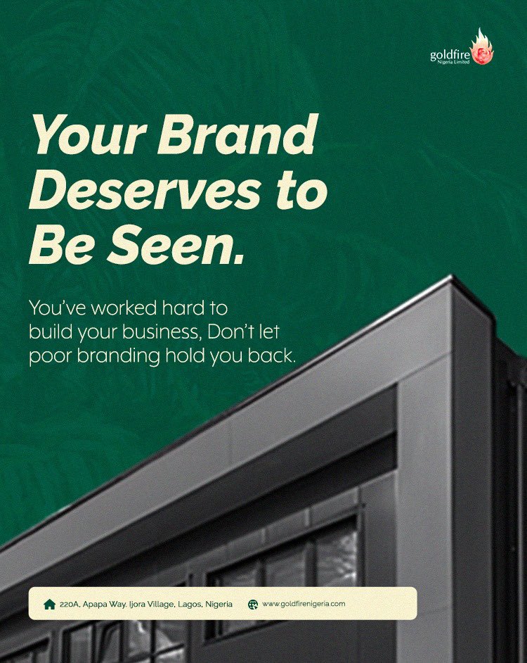 GoldfireNG's tweet photo. Take control of your brand’s image. Don’t let poor branding hold you back.

#BrandingTips #SmallBusiness #Goldfirenigeria https://t.co/O4lc63WATB