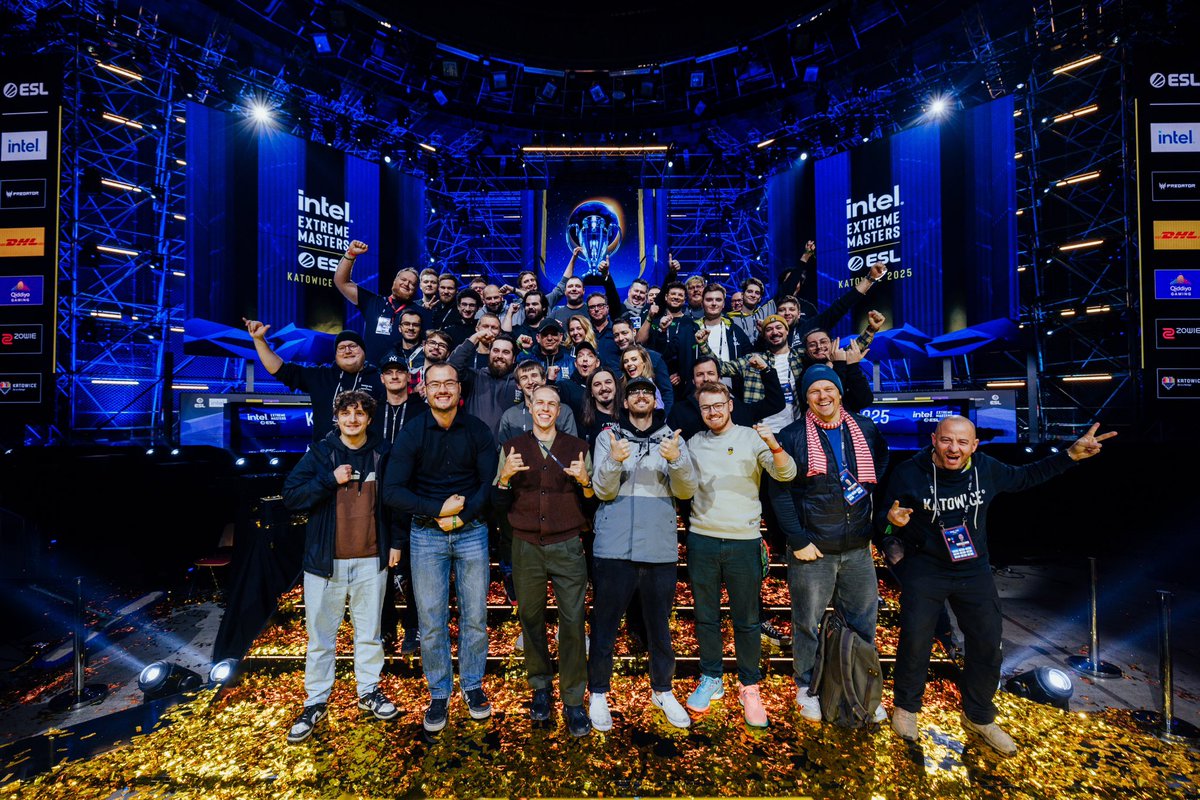 Your #IEM Katowice 2025 Production Crew, always a pleasure to work with these amazing people ❤️