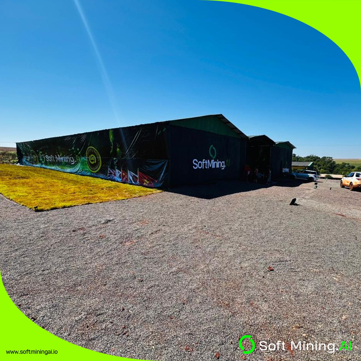 🇺🇸 New Soft Mining AI Unit in Paraguay! 🇵🇾✨
🇨🇳 Soft Mining AI 在巴拉圭的新矿场单位！ 🇵🇾✨
🇻🇳 Soft Mining AI mở rộng với đơn vị mới tại Paraguay! 🇵🇾✨
🇰🇷 소프트 마이닝 AI, 파라과이에 새로운 채굴 센터 개설! 🇵🇾✨
🇯🇵 Soft Mining AIの新しいパラグアイ拠点！ 🇵🇾✨