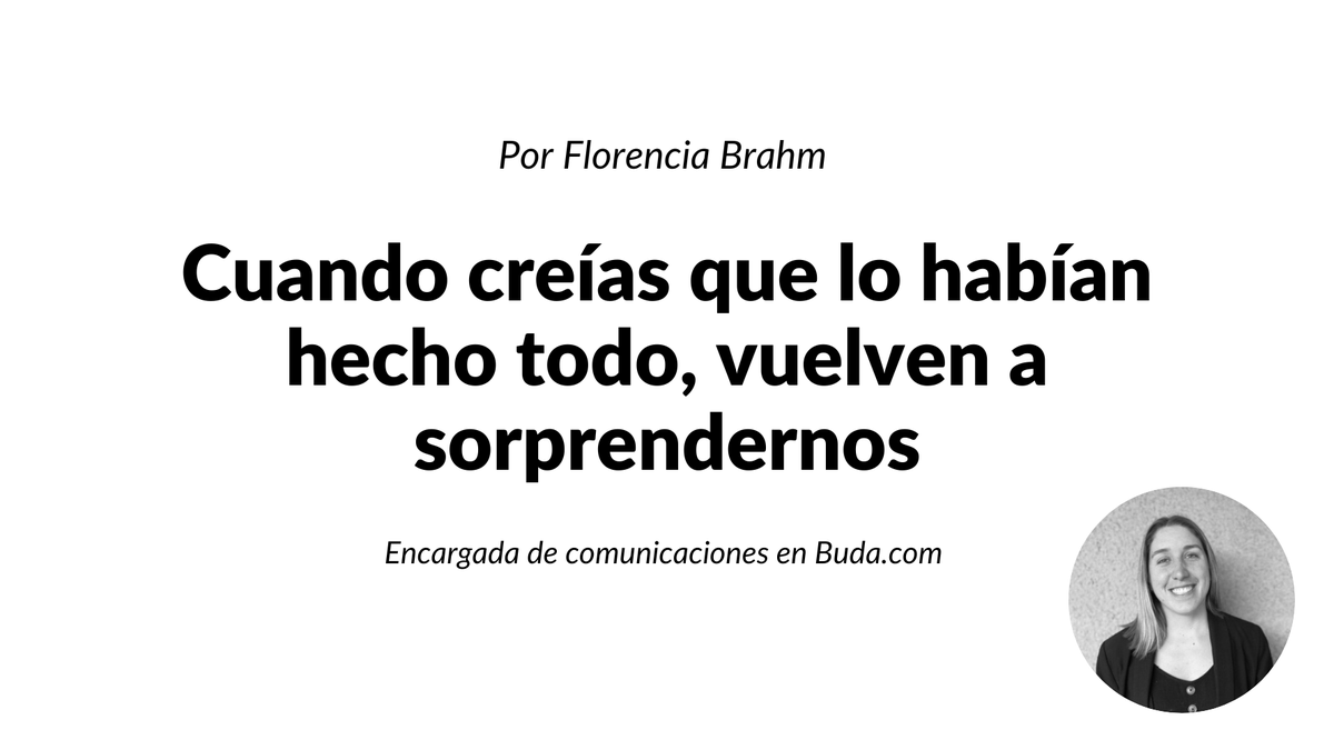 BudaPuntoCom's tweet photo. #BudaBlog | "Cuando vi la noticia, pensé: ¿Esto será solo un rebranding? Pero no. Es mucho más que un cambio de nombre, es una declaración de intenciones. Una muestra de que lo que empezó como una apuesta audaz ahora es su identidad", escribe F.Brahm. 

Lee la #Opinion completa en https://t.co/PPxD1Iqaig