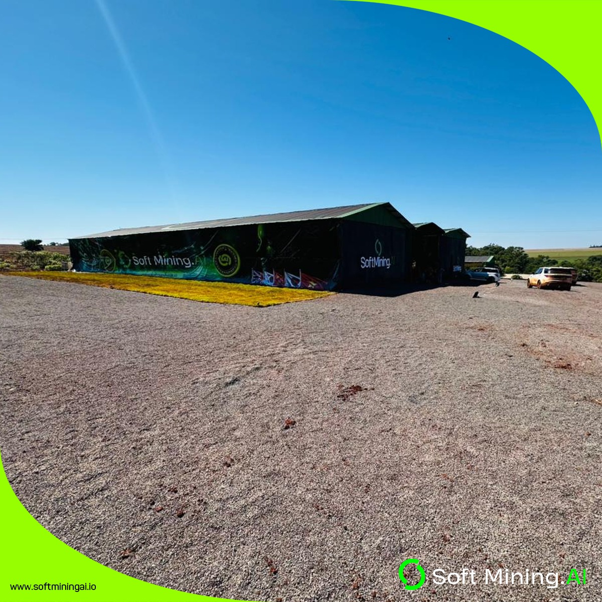 🇺🇸 New Soft Mining AI Unit in Paraguay! 🇵🇾✨
🇨🇳 Soft Mining AI 在巴拉圭的新矿场单位！ 🇵🇾✨
🇻🇳 Soft Mining AI mở rộng với đơn vị mới tại Paraguay! 🇵🇾✨
🇰🇷 소프트 마이닝 AI, 파라과이에 새로운 채굴 센터 개설! 🇵🇾✨
🇯🇵 Soft Mining AIの新しいパラグアイ拠点！ 🇵🇾✨