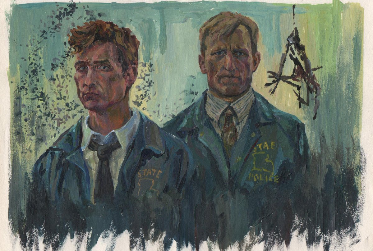 sosiskis33's tweet photo. something that took me 2 weeks...

#TrueDetective #art #truedetectiveart #MatthewMcConaughey #WoodyHarrelson #acrylpainting
#sketchbook https://t.co/TeSSrpoeEd