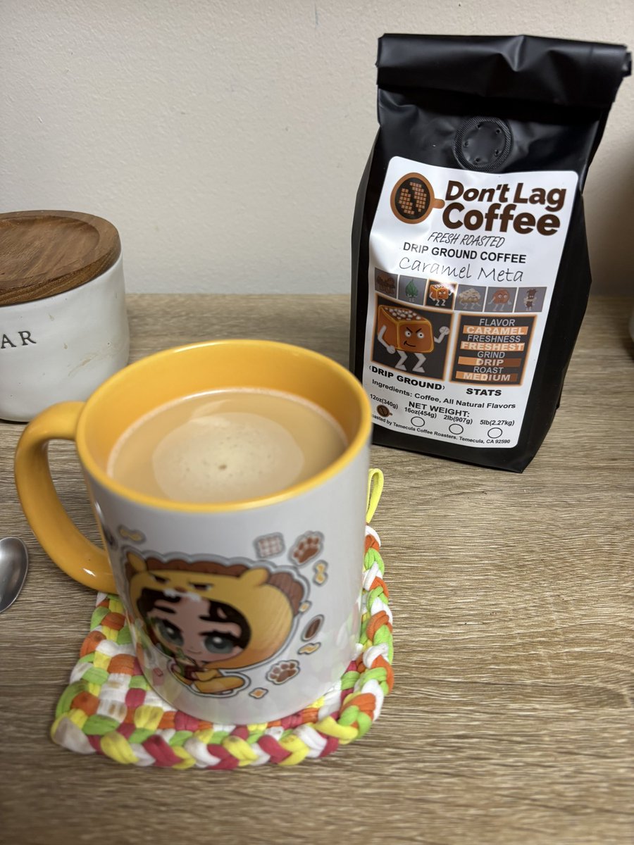 CoffeeLionn ☕️🦁 (@coffeelionn) on Twitter photo Look whose turn it is, today ☕️👀 <a href="/DontLagCoffee/">Don't Lag Coffee</a> and their Caramel Meta drip ground coffee! Look whose turn it is, today ☕️👀 <a href="/DontLagCoffee/">Don't Lag Coffee</a> and their Caramel Meta drip ground coffee!