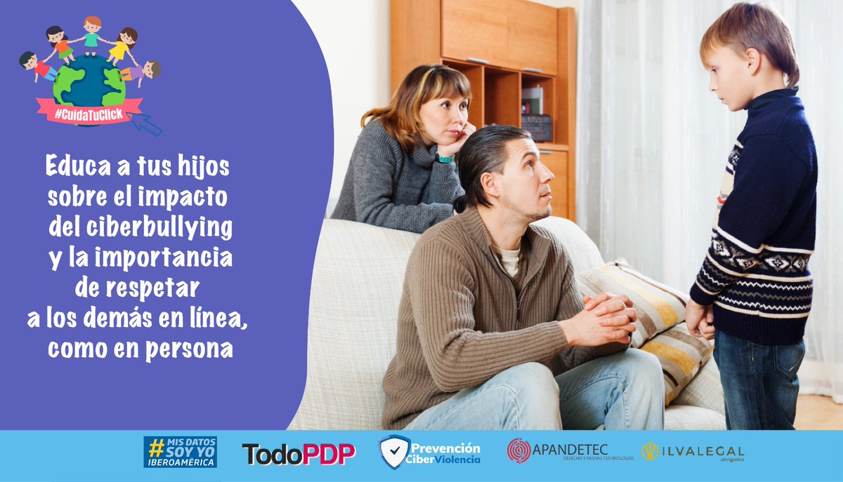 apandetec's tweet photo. 💻💔 Educar es proteger. Enseña a niñas, niños y adolescentes a respetar en línea como en persona. 🤝🌐 Detengamos el ciberbullying juntos: una conversación en casa puede cambiarlo todo. 🔒 #CuidaTuClick #NoAlCiberbullying #RespetoDigital https://t.co/XzwuwRx8Zg