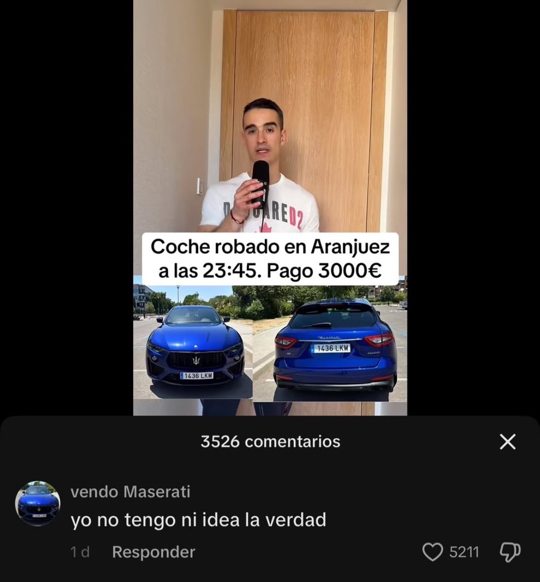 “Yo no tengo ni idea la verdad”