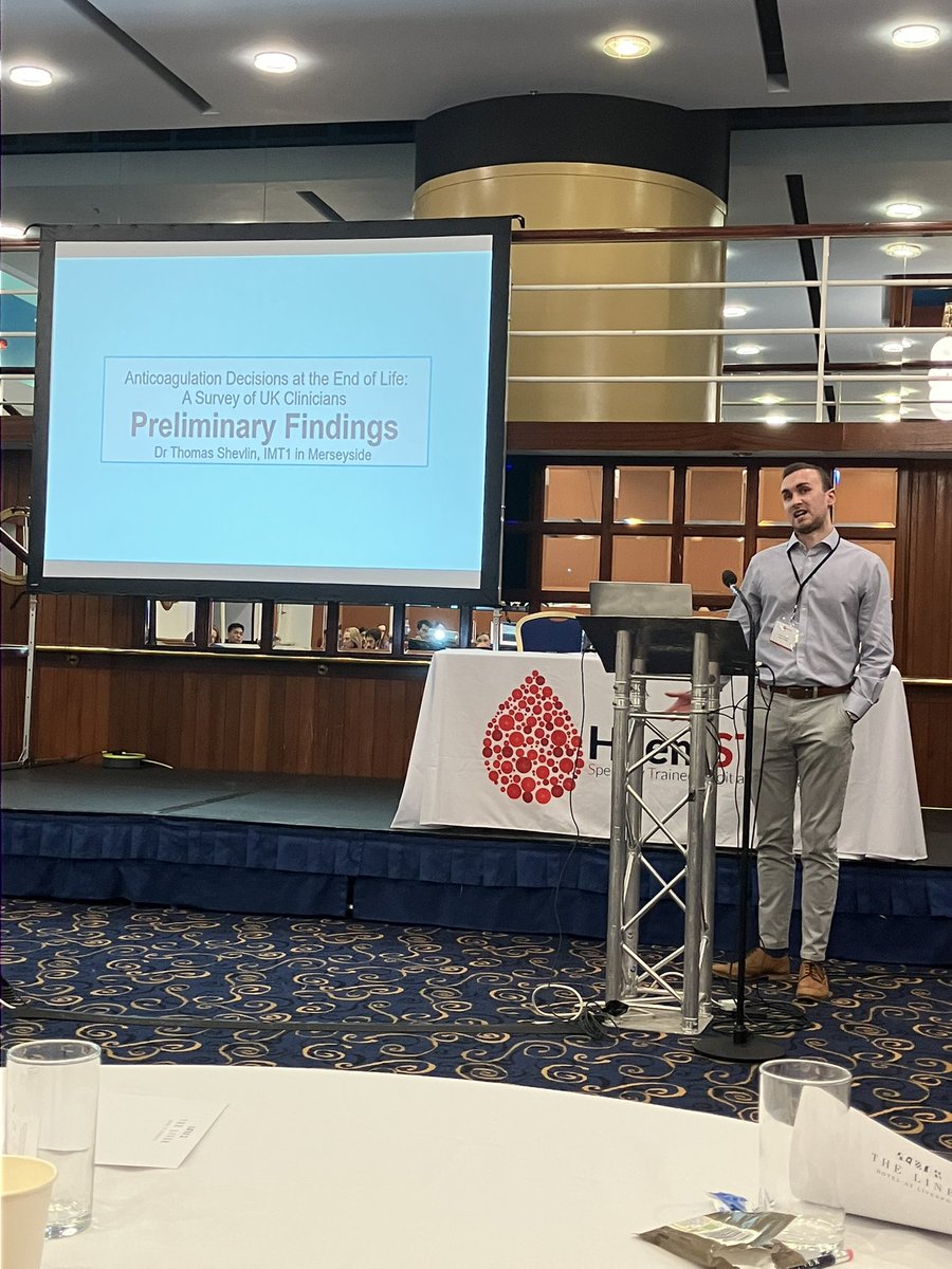 HaemSTAR_UK's tweet image. From the experienced to the next generation of budding haematologists- Tom Shevlin delving into how we manage anticoagulants at the end of life. The answer? Very poorly!
#haemSTAR25