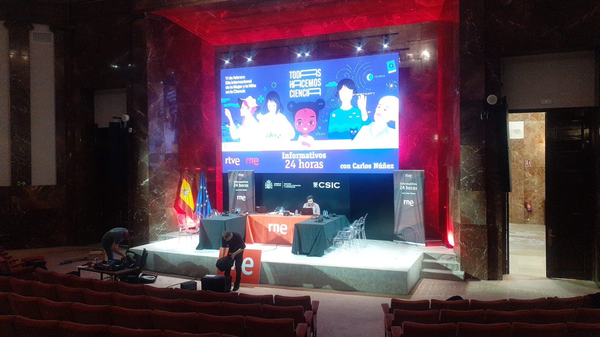 FernandoVallada's tweet photo. En breve arranca en directo desde la sede del CSIC central en Madrid, un programa de RNE radio 5 especial sobre la mujer y la niña en la ciencia. Yo me uno en el tramo de 22:00 a medianoche. ¡Nos oímos! https://t.co/NamgTpzcMJ