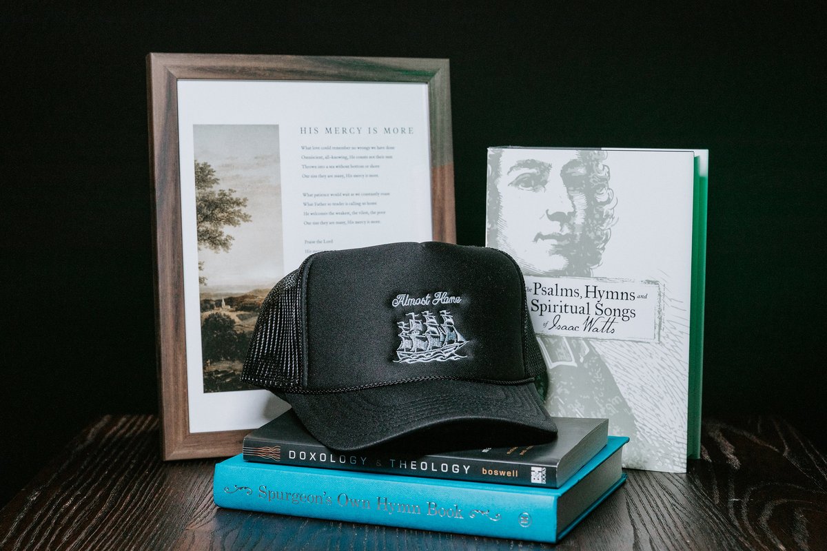 ✨ GIVEAWAY!
To celebrate the addition of Dr. Matt Boswell to our faculty, we're giving away:

🖼️ Custom Print of "His Mercy is More"
🧢  "Almost Home" Hat
📚 Matt Boswell books!

FOLLOW US, LIKE this post, and RT this post to enter to win!